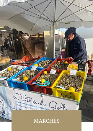 vente d'huîtres Sarzeau dans le Morbihan